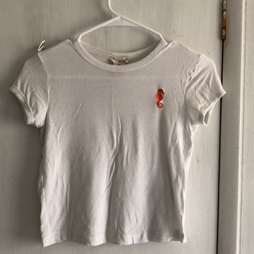 Baby Tea Seahorse Embroidery